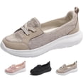 thumbnail image 1 of Orthopedic Women’s Breathable Slip on Arch Support Non-Slip Shoes on The Go Comfort Loafers Flats Wide Width Fit Walking Slip-Ins Sneakers Boat Shoes, 1 of 13