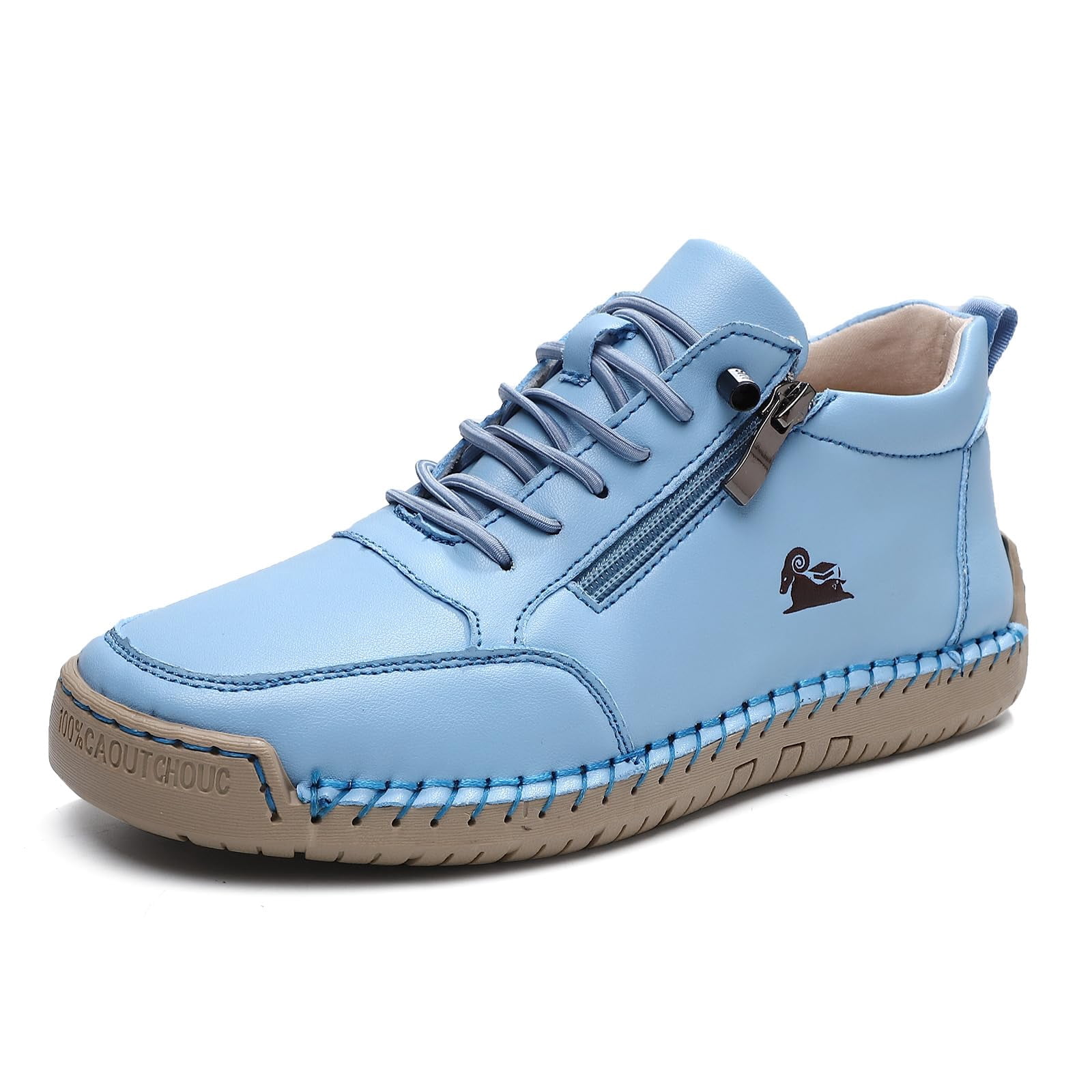 6 Side Box Orthopedic Zipper Sneakers for Women Wide Toe Box Walking Shoes ...