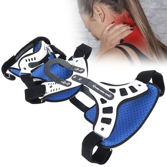 Orthosis Cervical Thoracic Halo Brace, Adjuatable Cervical Thoracic Orthosis Head Neck Chest Fixed Brace Cervical Thoracic Traction Device