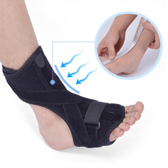 Orthosis Foot Splint Night Splint for Pain Relief, Rehabilitation, Dorsal Splint Orthopaedic Support Bandage Foot Orthosis Fits Men and Women