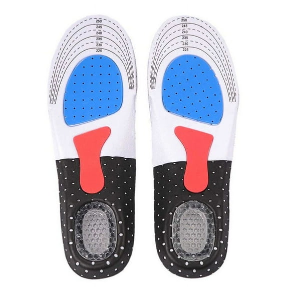Sport Full Length Orthotic Inserts with Arch Support - Best Shock Absorption & Cushioning Insoles for Plantar Fasciitis, Running, Flat Feet, Heel Spurs & Foot Pain - for Men & Women
