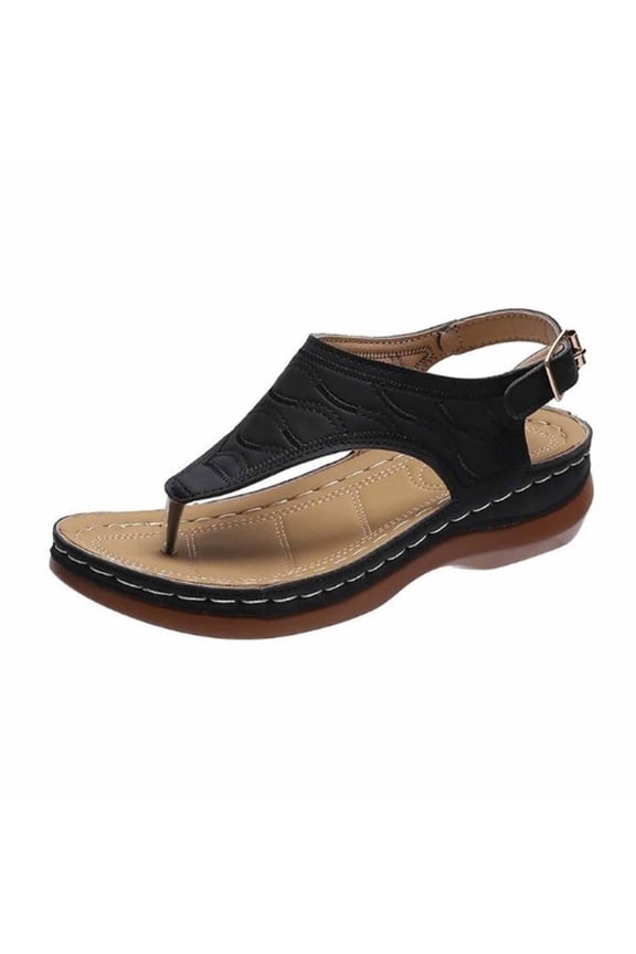 Orthotic Flip Flops for Women Casual Gladiator Plantar Fasciitis Sandals for Flat Feet with Arch Support Comfortable Orthopedic Walking Thong Sandals