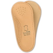 Orthotic Inserts Made in Germany | 3/4 Length, Quality Leather, Ultra-Light | Shoe Boot Insoles with Arch Support, Metatarsal Pad & Heel Cushion | Tacco Nova 41 EUR/US L10-M8