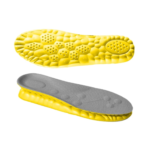 Orthotic Shoe Insoles With Cloud Like Comfort 4D Cushioned Design Promotes Circulation Reduces Fatigue During Activity