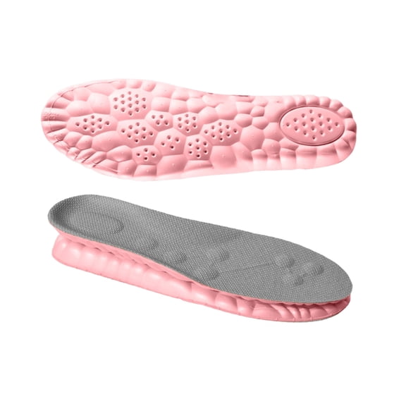 Orthotic Shoe Insoles With Cloud Like Comfort 4D Cushioned Design Promotes Circulation Reduces Fatigue During Activity