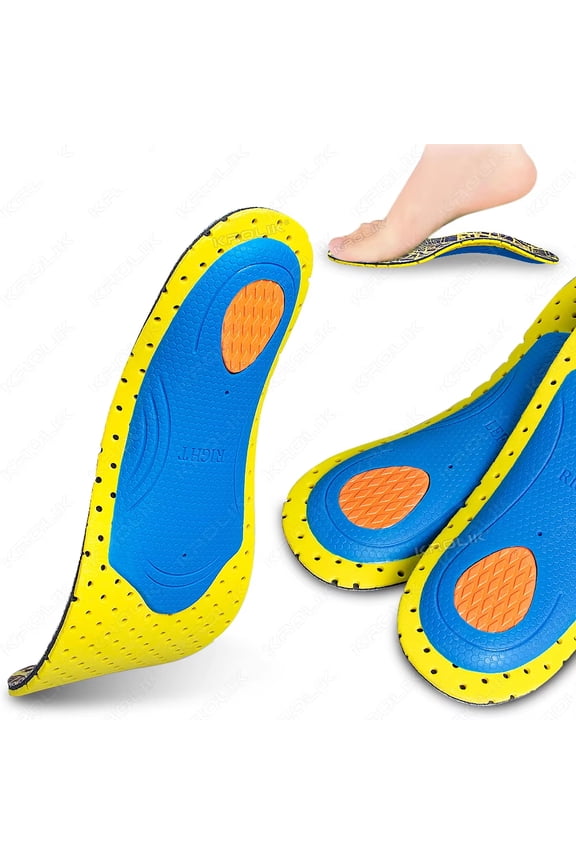 Orthotics Flat Foot Health Sole Pad EVA Orthopedic Insoles For Shoes Insert Arch Support Pad For Men Woman Plantar Fasciitis
