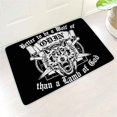 thumbnail image 1 of KASTLEE Viking Odin Wolf Print Floor Mat Non Slip Bath Mat Mystical Floor Carpet White 24x35 inch, 1 of 6
