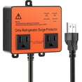 thumbnail image 1 of Ortis Refrigerator 2-Outlet Surge Protector, Black, 1 of 7