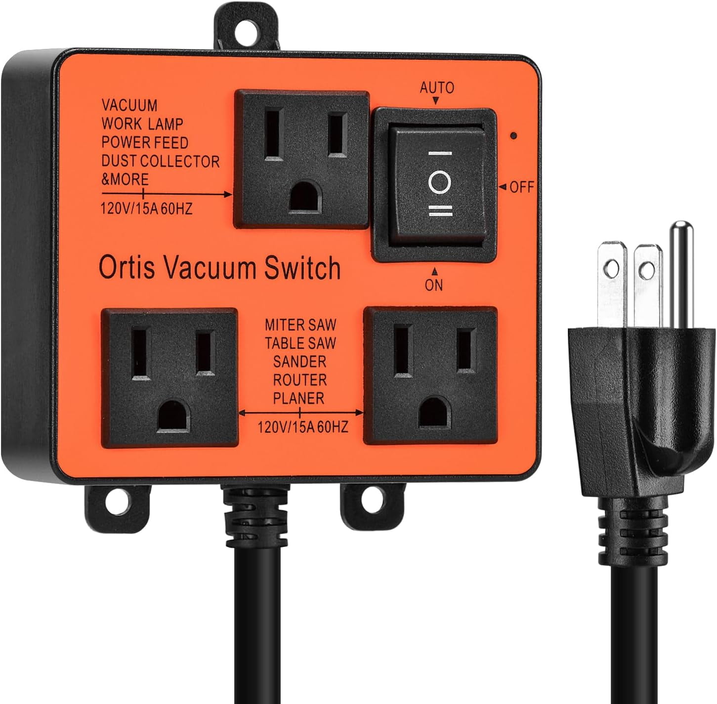Ortis Vacuum Switch, Delay Vacuum On/Off to Prevent Circuit Overload