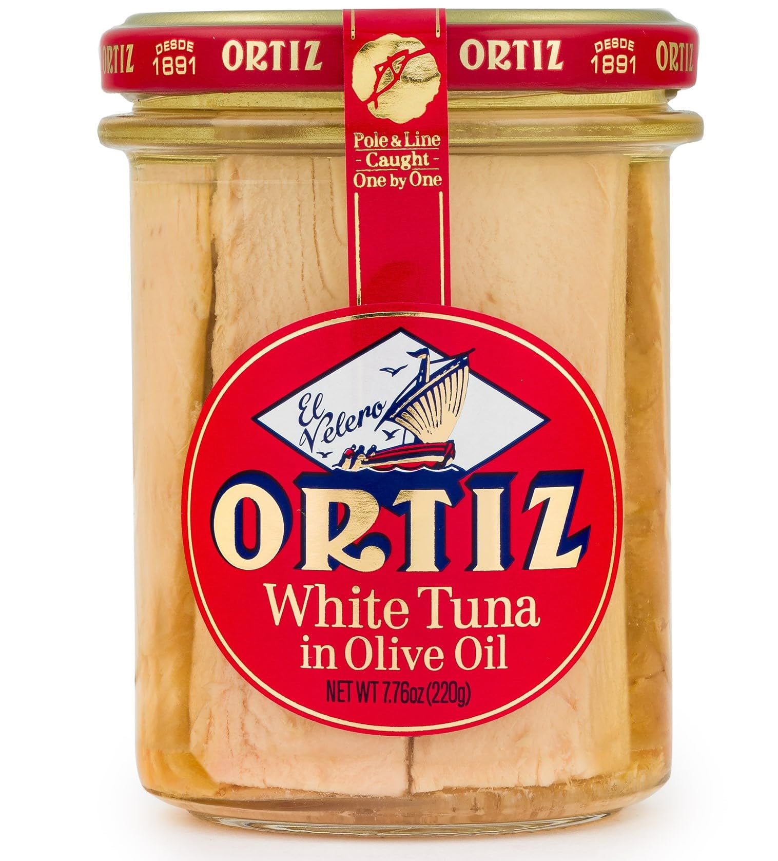 Ortiz White Tuna TWE5 in Olive Oil, Fresh and Tender, Spanish Wild ...