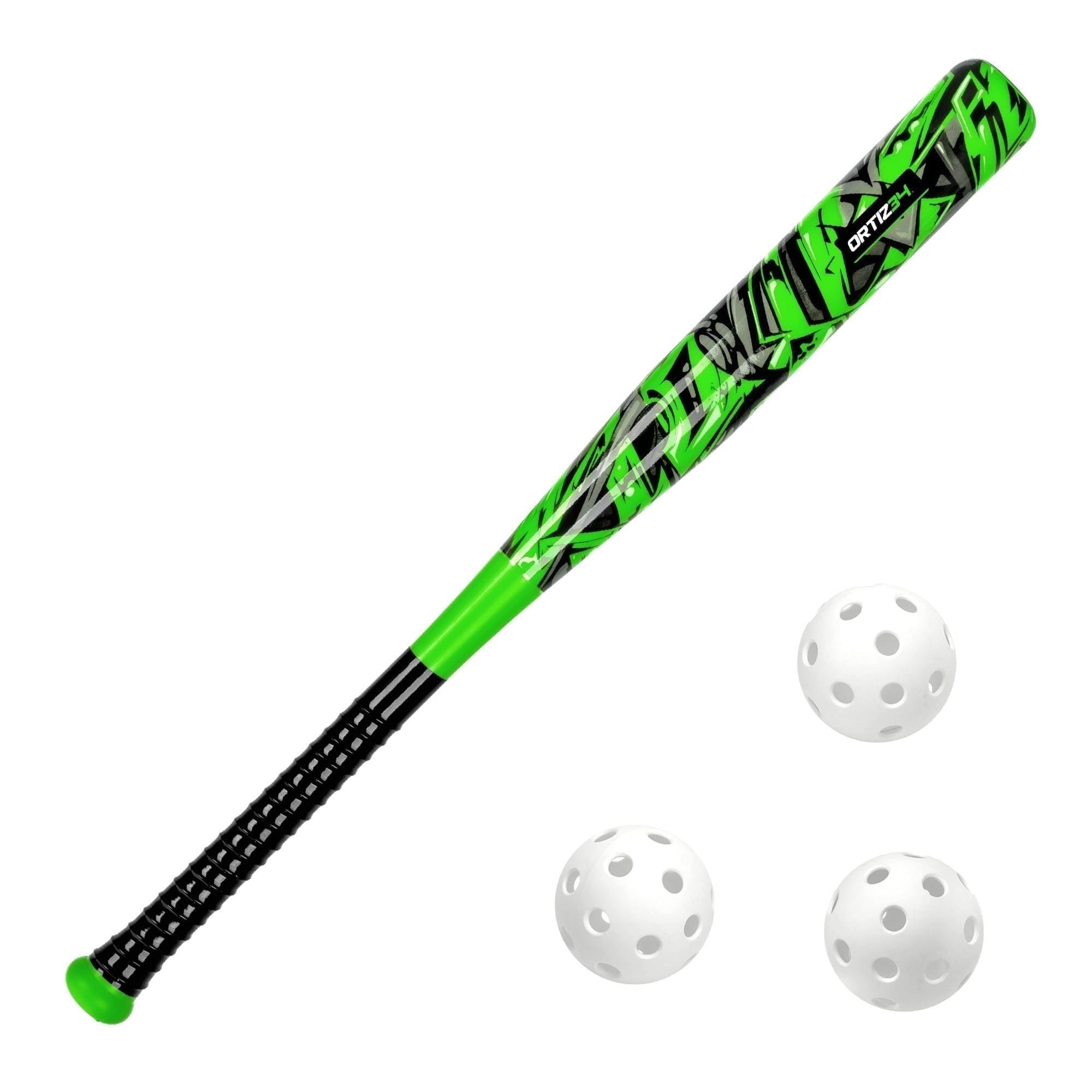 きぃー　吉祥天、オバティ、パリーパリー×ネオメキ　セット Ortiz34-Bat-Ball-Set-Graffiti-