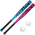 thumbnail image 1 of Ortiz34 29" Graffiti Plastic Bat & Ball Set, David Ortiz Backyard Baseball Homerun Set for Youth, Kids, Teens & Adults, 1 of 7