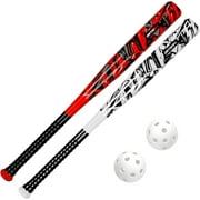 Ortiz34 Bat & Ball Set - Graffiti Plastic Bat & Ball Homerun Set- David Ortiz Backyard Baseball for Youth, Kids, Teenagers, Adults