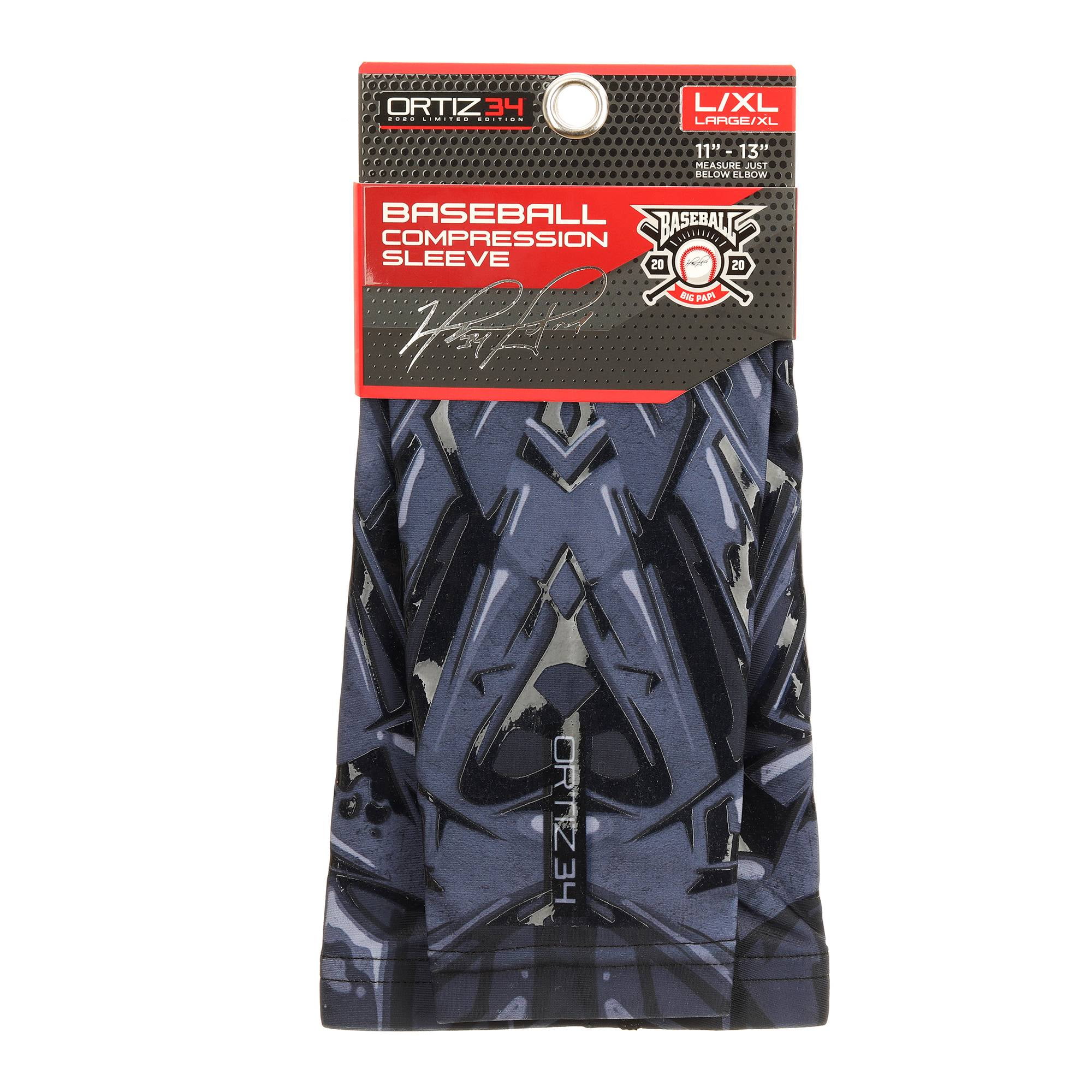 Ortiz34 Printed Compression Sleeve, Black/Grey