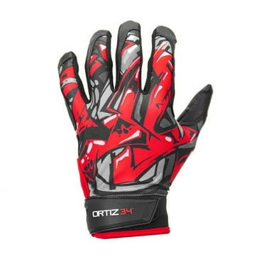 Ortiz34 Youth Baseball Batting Gloves (Large)