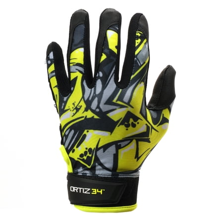 Ortiz34 Youth Baseball Batting Gloves (Medium)