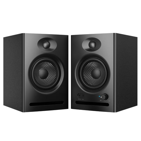 Active Studio Monitor Speakers, Bluetooth 5.3, for Music Production, 60W PC Gaming & Home Audio, Bookshelf Speakers (Pair,Black)