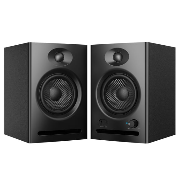 Active Studio Monitor Speakers, Bluetooth 5.3, for Music Production, 60W PC Gaming & Home Audio, Bookshelf Speakers (Pair,Black)