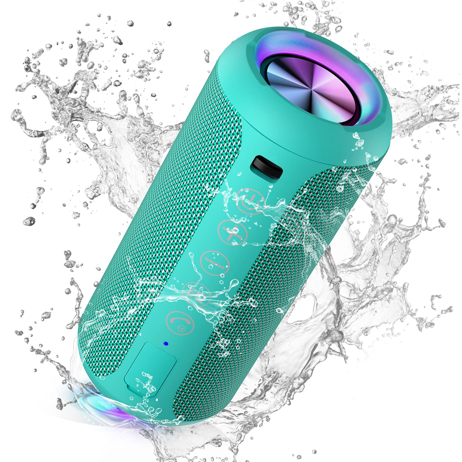 Ortizan X10B Portable IPX7 Waterproof Wireless Bluetooth Speaker with