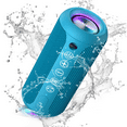 thumbnail image 1 of Ortizan X10B Portable IPX7 Waterproof Wireless Bluetooth Speaker with 24W Loud Stereo Sound, 30H Playtime, Blue, 1 of 8