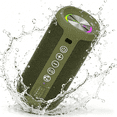 thumbnail image 1 of Ortizan Rugged Portable Bluetooth Speaker, IPX7 Waterproof, 24W Loud Stereo Sound, 30H Playtime, Multi-Colored, 1 of 8