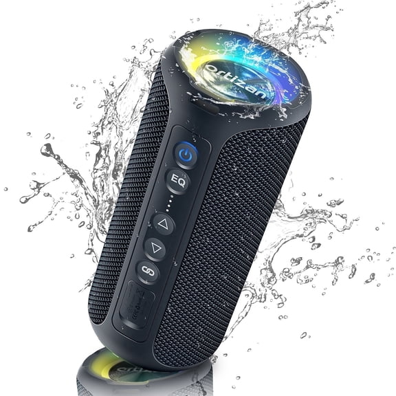 Ortizan Portable Bluetooth Speaker, 40W powerful sound and deep bass, IPX7 waterproof, 30 hours of playtime, TWS for 2 speakers pairing for home, outdoor and travel