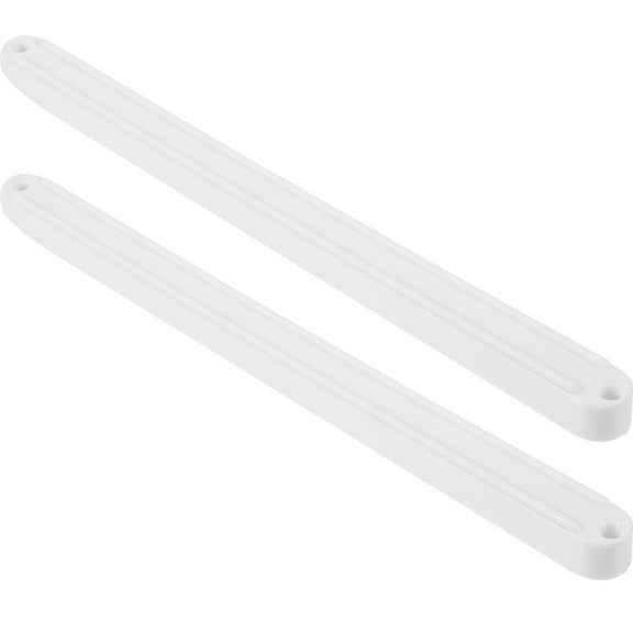 White Plastic Drawer Slide Rail for Furniture 235mm