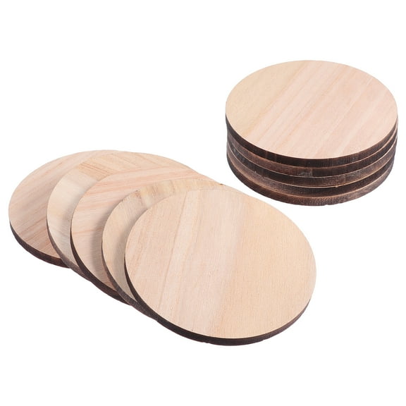 SWETRACE Wood Round Slices for DIY Projects 10Pcs 4x4in