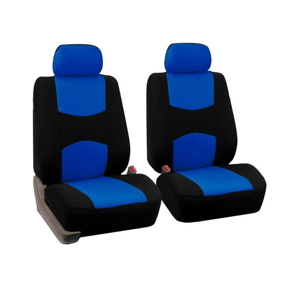 SWETRACE Car Seat Covers Blue 2Pcs 45.7x22in Fabric