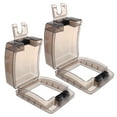 thumbnail image 1 of Ortofally 2 Sets Protection Box Wall Plate Cover Waterproof for Kitchen Bathroom Outdoor Wall Socket Pulg Covers Lids, 1 of 10