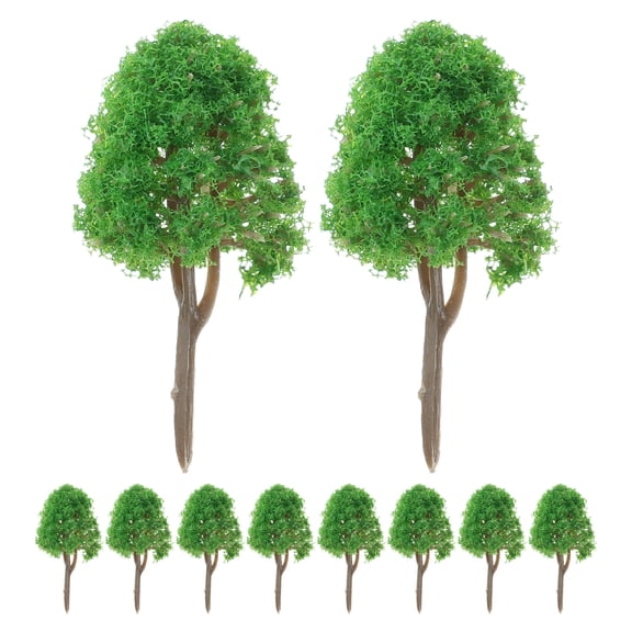 FRCOLOR 20pcs 1 150 Model Trees for Train Scenery Landscape Scale Green