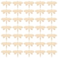 thumbnail image 1 of Ortofally 60 Pcs Wooden DIY Crafts Cutouts Dragonfly Shaped Wooden Chips Hanging Ornaments, 1 of 10