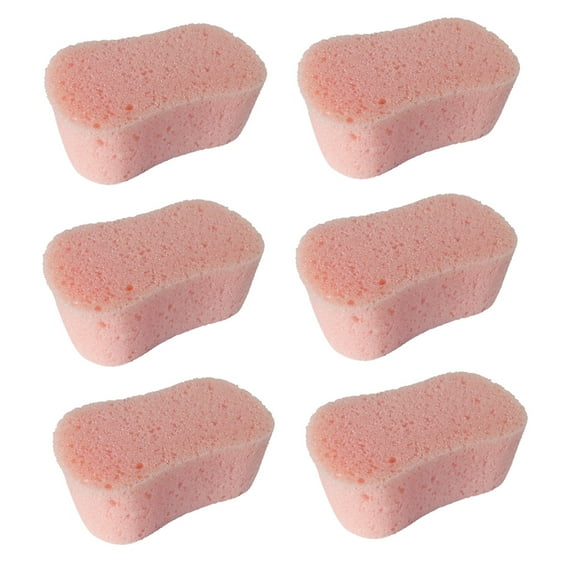 SWETRACE Scrub Pad Car Auto Washing Sponge Rectangular Porous Design 6Pcs
