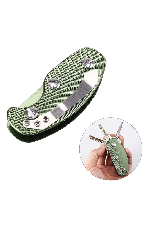 Pocket Clips Aluminium Alloy 1Pack 2.9x1.2x0.6in