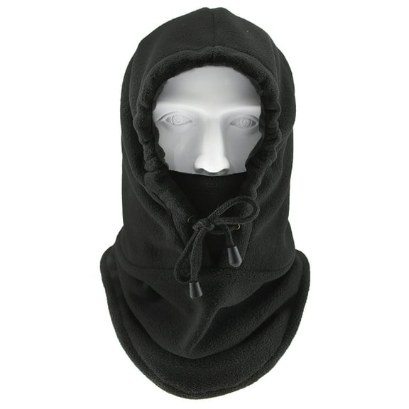 Ortofally Cover Balaclava Sun UV Protection Fishing Neck Gaiter Breathable Headband Scarf Eye Headwrap For Outdoor ( Black )