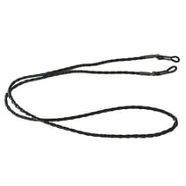 Ortofally Eyeglasses Holder Strap Cord Leather Eyeglasses String Holder Chain Necklace Glasses Cord Lanyard Eyeglass Retainer for Men Women Kids(Black)