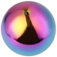 thumbnail image 1 of Ortofally Rainbow Gazing Globe Metal Mirror Balls Stainless Steel Shiny Hollow Sphere Sparkling for Outdoor Ornament 120MM, 1 of 10