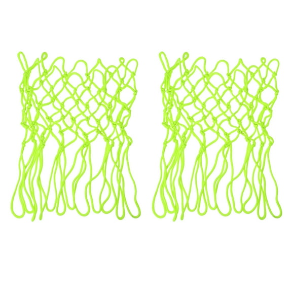 SWETRACE Indoor Courts Basketball Net Heavy Duty Nylon Green 2Set