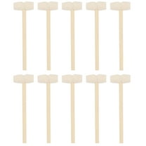 Ortofally Wooden Hammers Small Wood Mallets: Mallet Hand Tool Small 10pcs Pounding Educational for Lobster Chocolate Egg Cracking