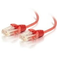 thumbnail image 1 of Ortronics 10ft Cat6 Snagless Unshielded (UTP) Slim Ethernet Network Patch Cable ? Red, 1 of 2