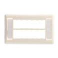 thumbnail image 1 of Ortronics OR-40300545 6-Port TracJack Faceplate, Fog-White, 1 of 3