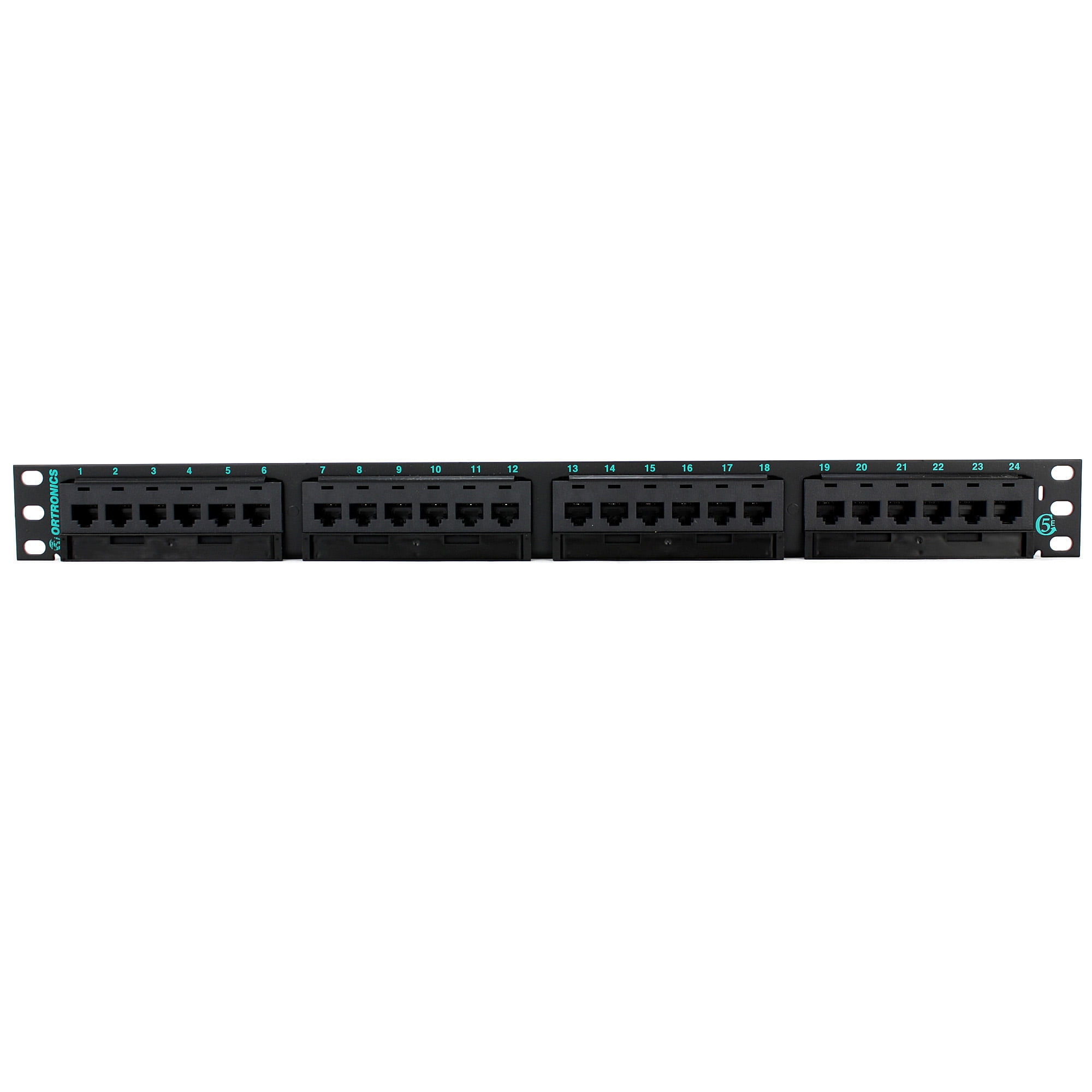 Ortronics OR-PHD5E6U24 24 Port Clarity Universal Rack Mount, Cat 5e