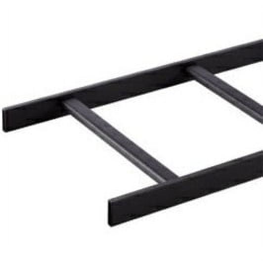 Ortronics Telco Style Tubular Runway- 12 in, Black- 9 ft, 8 1/2 in