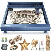 Ortur H10 10W Laser Engraver, Laser Engraving and Cutting Machine for Wood, Metal, Leather, Acrylic, Glass