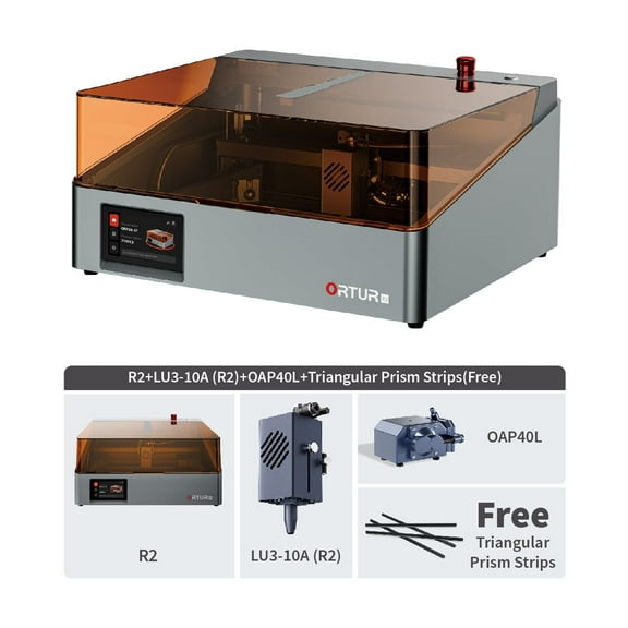Ortur R2 10W Laser Engraver Enclosed Laser Cutter and Engraver Machine Smart Camera Positioning Batch Engraving Wood & Metal