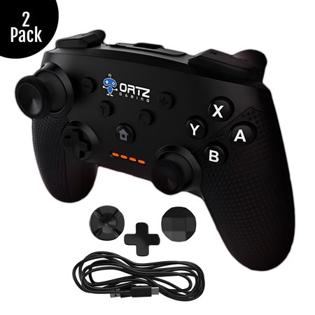 Ortz Nintendo Switch Controller Wireless - 2 Pack - Enhanced Gaming Experience with Smooth Controls - Ergonomic Design for Comfortable Gameplay