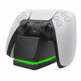 thumbnail image 1 of Ortz PS5 Controller Charger Station, PS5 Charging Station, Playstation 5 Accessories with Fast Charging 5V AC Adapter and LED Indicator, PS5 Charging Dock Black, 1 of 11