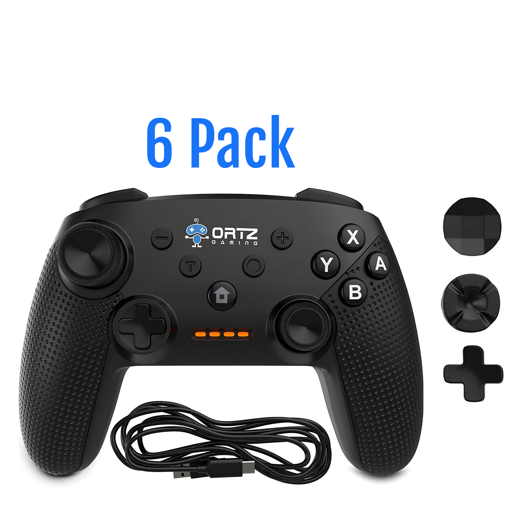 Precise Controller Ortz Switch Pro Controller - 6 Pack, Enhanced Gaming Experience ...