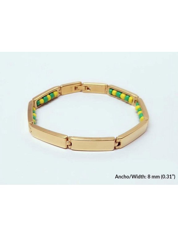 "Orula Bracelet (Covered)" in Stainless Steel with Real 14 K Gold plating - TOOL24