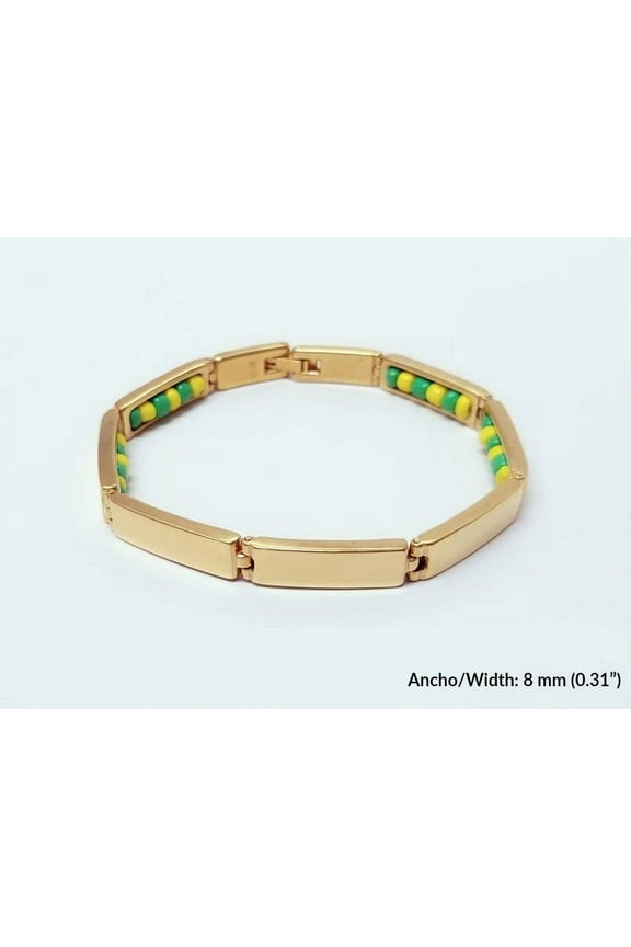 "Orula Bracelet (Covered)" in Stainless Steel with Real 14 K Gold plating - TOOL24